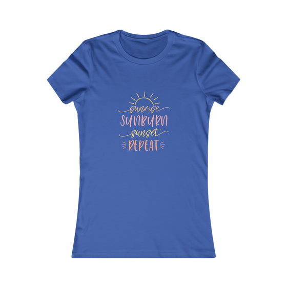 Beach Lake Life Sunrise Sunset | Women’s Bella Canvas Soft Style Tee T-Shirt | Embrace Your Vibe