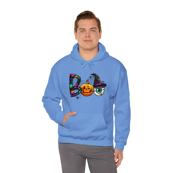 Halloween Sweatshirt | Boo Eyeball | Unisex Hooded Hoodie Sweatshirt