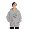 Lake Sweatshirt | Tree of Life Watercolor V4 Color Burst | Unisex Hooded Hoodie Sweatshirt