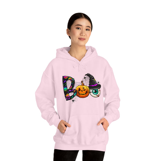 Halloween Sweatshirt | Boo Eyeball | Unisex Hooded Hoodie Sweatshirt