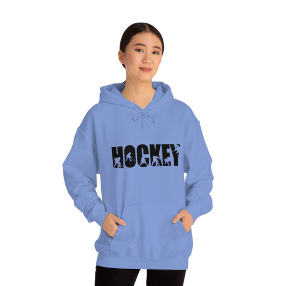 Chill Stitch – Hockey Sport - Unisex Hooded Hoodie Sweatshirt – Embrace Your Vibe