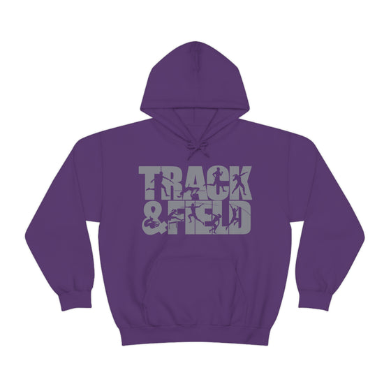 Chill Stitch – Track & Field Sport - Unisex Hooded Hoodie Sweatshirt – Embrace Your Vibe