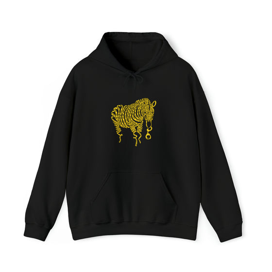 Abstract Sweatshirt | Nature of Crime Scene Horse | Abstract Unisex Hooded Hoodie Sweatshirt