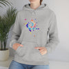 Chill Stitch – Peace Sign Color Splat - Unisex Hooded Hoodie Sweatshirt – Embrace Your Vibe