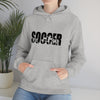 Chill Stitch – Soccer Sport - Unisex Hooded Hoodie Sweatshirt – Embrace Your Vibe