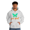 Chill Stitch – Free Spirit Butterfly - Unisex Hooded Hoodie Sweatshirt – Embrace Your Vibe