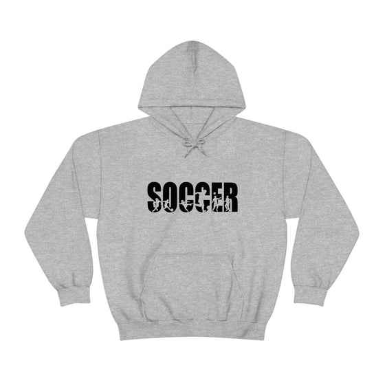 Chill Stitch – Soccer Sport - Unisex Hooded Hoodie Sweatshirt – Embrace Your Vibe