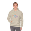 Chill Stitch – Peace Sign Color Splat - Unisex Hooded Hoodie Sweatshirt – Embrace Your Vibe