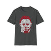 Michael Myers | Halloween | Unisex Soft Style Tee T-Shirt  | Calligram Word Design