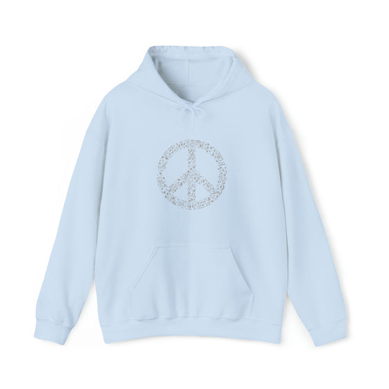 Music Sweatshirt | Rhyme In Peace Symbol | Abstract Unisex Hooded Hoodie Sweatshirt