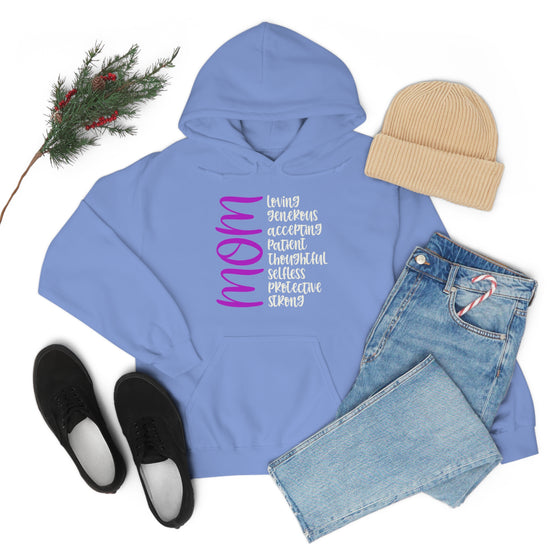 Chill Stitch – Mom Descriptions Flow - Unisex Hooded Hoodie Sweatshirt – Embrace Your Vibe