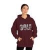 Chill Stitch – Golf Sport - Unisex Hooded Hoodie Sweatshirt – Embrace Your Vibe