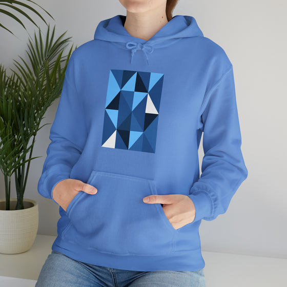 Abstract Shapes V21Geometric Diamonds | Abstract | Minimalist | Modern | Unisex Hooded Hoodie Sweatshirt | Embrace Your Vibe