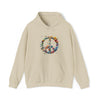 Flower Piece Symbol Sweatshirt | V3 Watercolor | Unisex Hooded Hoodie Sweatshirt