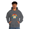 Chill Stitch – VW Van Mountains - Unisex Hooded Hoodie Sweatshirt – Embrace Your Vibe