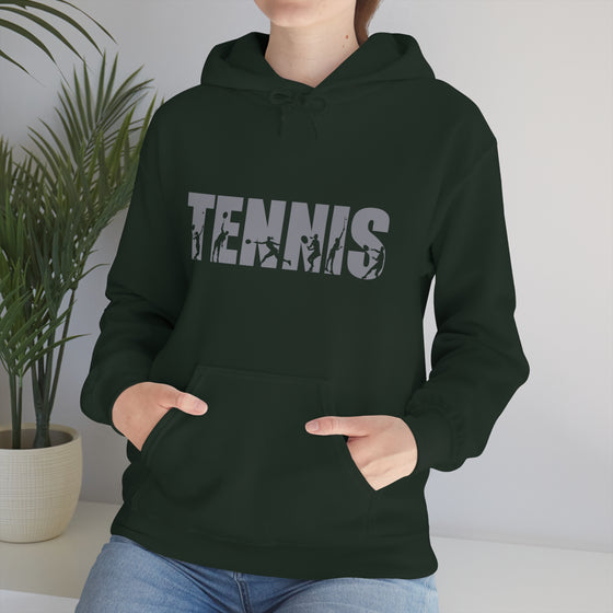 Chill Stitch – Tennis Sport - Unisex Hooded Hoodie Sweatshirt – Embrace Your Vibe