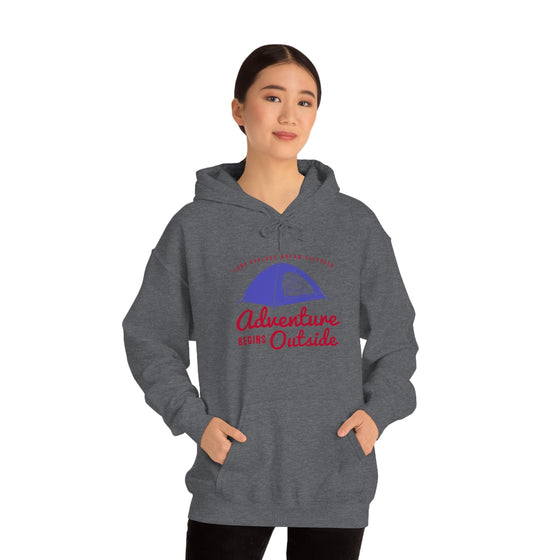 Chill Stitch – Outside Your Tent Adventure - Unisex Hooded Hoodie Sweatshirt – Embrace Your Vibe