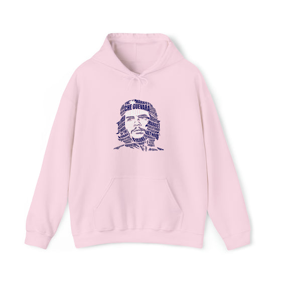 Che Guevara Sweatshirt | Unisex Hooded Hoodie Sweatshirt | Calligram Word Design Hoodie