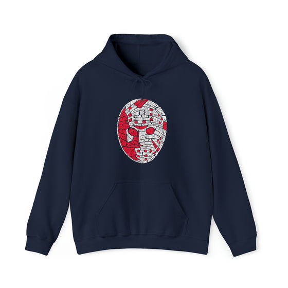 Jason  Friday  Halloween | Unisex Hooded Hoodie Sweatshirt | Embrace Your Vibe | Calligram Word Design