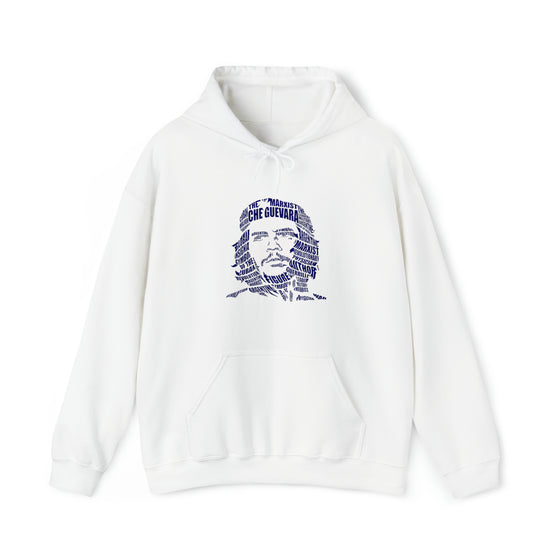 Che Guevara Sweatshirt | Unisex Hooded Hoodie Sweatshirt | Calligram Word Design Hoodie
