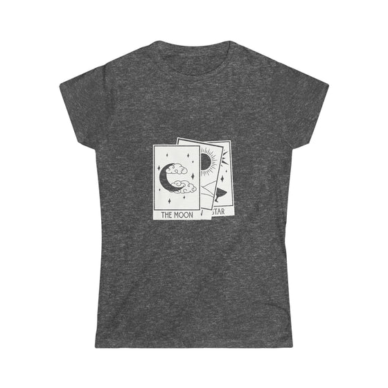 Yoga Shirt | Tarot Card Stack Meditation | T-Shirt  Tee | Women's Soft style