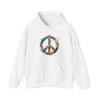 Flower Piece Symbol Sweatshirt | Watercolor Unisex Hooded Hoodie Sweatshirt