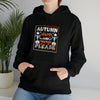 Halloween Sweatshirt | Autumn Leaves And Pumpkins Please | Unisex Hooded Hoodie Sweatshirt