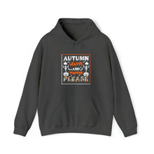  Halloween Sweatshirt | Autumn Leaves And Pumpkins Please | Unisex Hooded Hoodie Sweatshirt