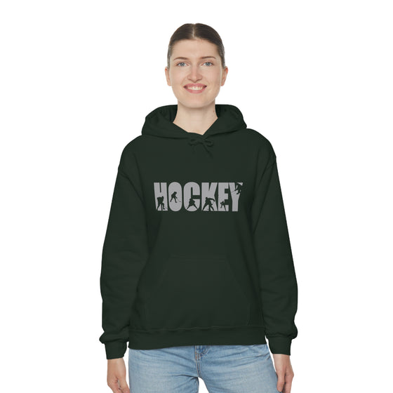 Chill Stitch – Hockey Sport - Unisex Hooded Hoodie Sweatshirt – Embrace Your Vibe