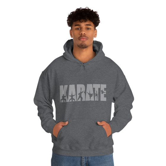 Chill Stitch – Karate Sport - Unisex Hooded Hoodie Sweatshirt – Embrace Your Vibe