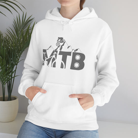 Chill Stitch – MTB Mountain Bike Mountains - Unisex Hooded Hoodie Sweatshirt – Embrace Your Vibe