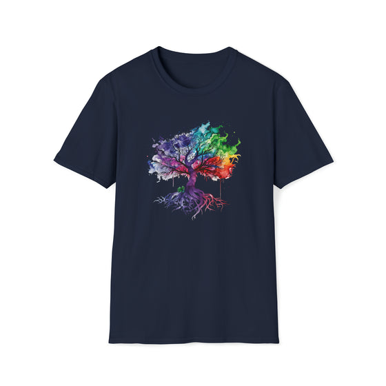 Color Flowing Watercolor Tree of Life Shirt | Outdoor Life T-shirt | Unisex Soft style T-Shirt Tee | Embrace Your Vibe