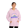 Chill Stitch – Mountains One Life Live It - Unisex Hooded Hoodie Sweatshirt – Embrace Your Vibe