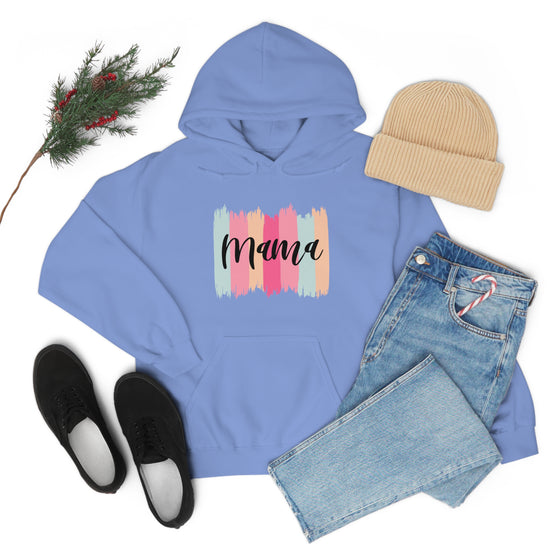 Chill Stitch – Paint Strokes Mama - Unisex Hooded Hoodie Sweatshirt – Embrace Your Vibe