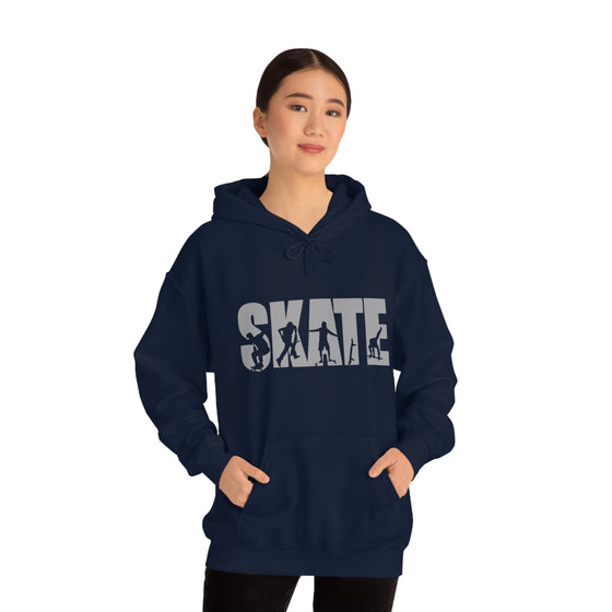 Chill Stitch – Skate Boarding Sport - Unisex Hooded Hoodie Sweatshirt – Embrace Your Vibe