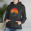 Bike Shirt | MTB Bike Tire Silhouette Mountain Biking  |  Unisex Hooded Hoodie Sweatshirt