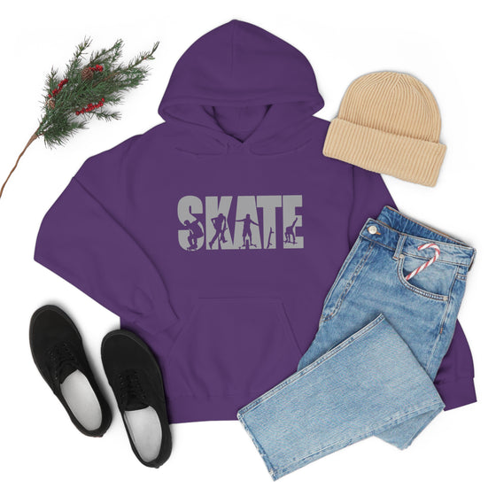 Chill Stitch – Skate Boarding Sport - Unisex Hooded Hoodie Sweatshirt – Embrace Your Vibe