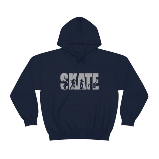 Chill Stitch – Skate Boarding Sport - Unisex Hooded Hoodie Sweatshirt – Embrace Your Vibe