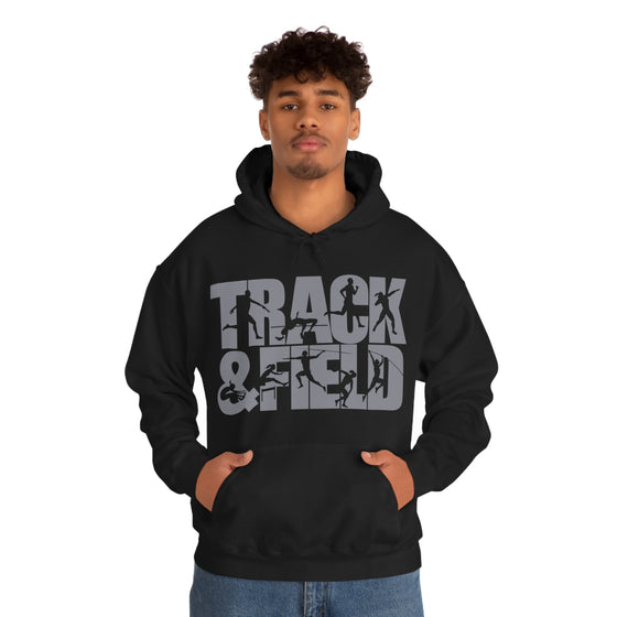 Chill Stitch – Track & Field Sport - Unisex Hooded Hoodie Sweatshirt – Embrace Your Vibe