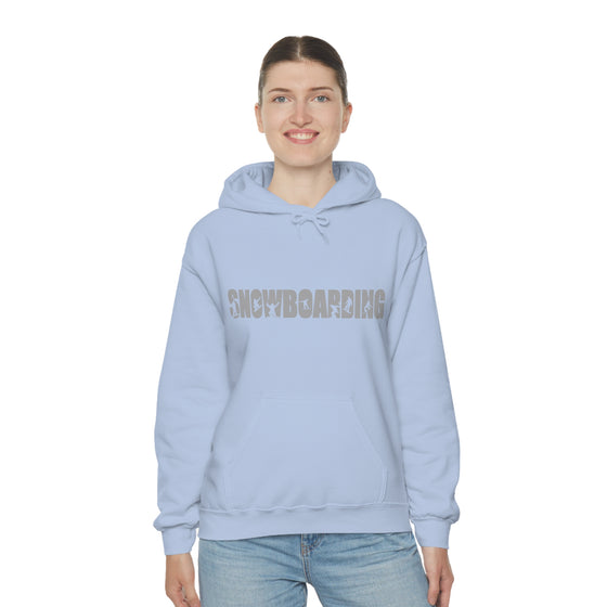 Chill Stitch – Snowboarding Sport - Unisex Hooded Hoodie Sweatshirt – Embrace Your Vibe