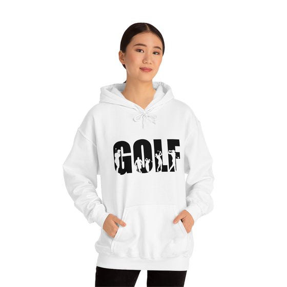 Chill Stitch – Golf Sport - Unisex Hooded Hoodie Sweatshirt – Embrace Your Vibe