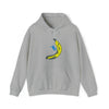 Banana Skateboard Skateboarding | Abstract | Minimalist | Modern | Unisex Hooded Hoodie Sweatshirt | Embrace Your Vibe