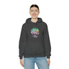 Lake Sweatshirt | Tree of Life Watercolor V4 Color Burst | Unisex Hooded Hoodie Sweatshirt