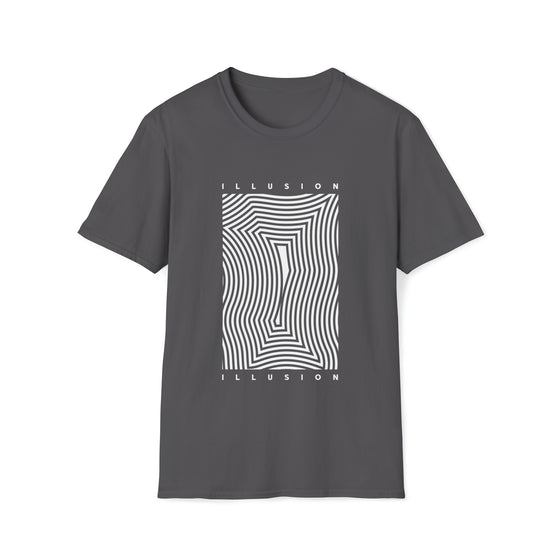 Abstract Shapes Fingerprints Portal V28 | Unisex Soft Style Tee T-Shirt | Embrace Your Vibe