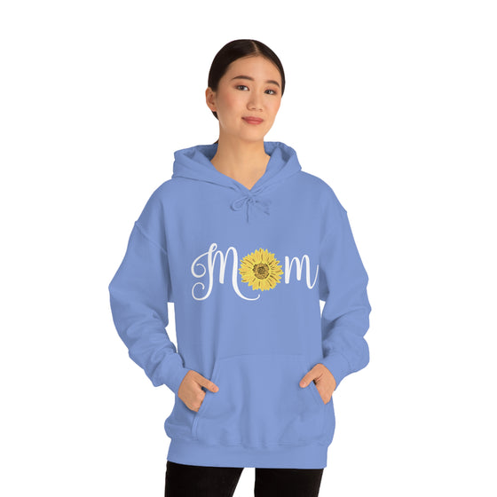 Chill Stitch – Mom Sunflower - Unisex Hooded Hoodie Sweatshirt – Embrace Your Vibe