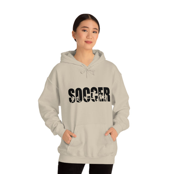 Chill Stitch – Soccer Sport - Unisex Hooded Hoodie Sweatshirt – Embrace Your Vibe