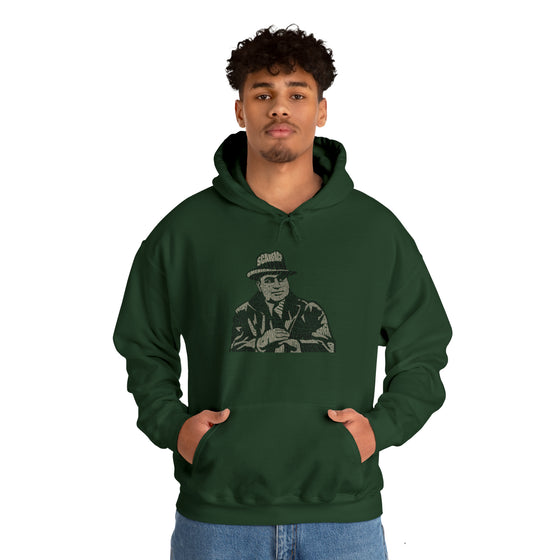 Al Capone | Unisex Hooded Hoodie Sweatshirt | Embrace Your Vibe | Calligram Word Design