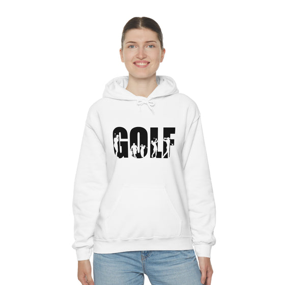 Chill Stitch – Golf Sport - Unisex Hooded Hoodie Sweatshirt – Embrace Your Vibe