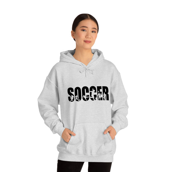 Chill Stitch – Soccer Sport - Unisex Hooded Hoodie Sweatshirt – Embrace Your Vibe