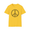 Abstract Shirt | War Peace Symbol Machine | Abstract Unisex Soft Style Tee T-Shirt